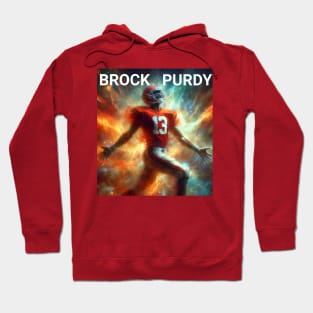 Brock Purdy oil paint American football Hoodie